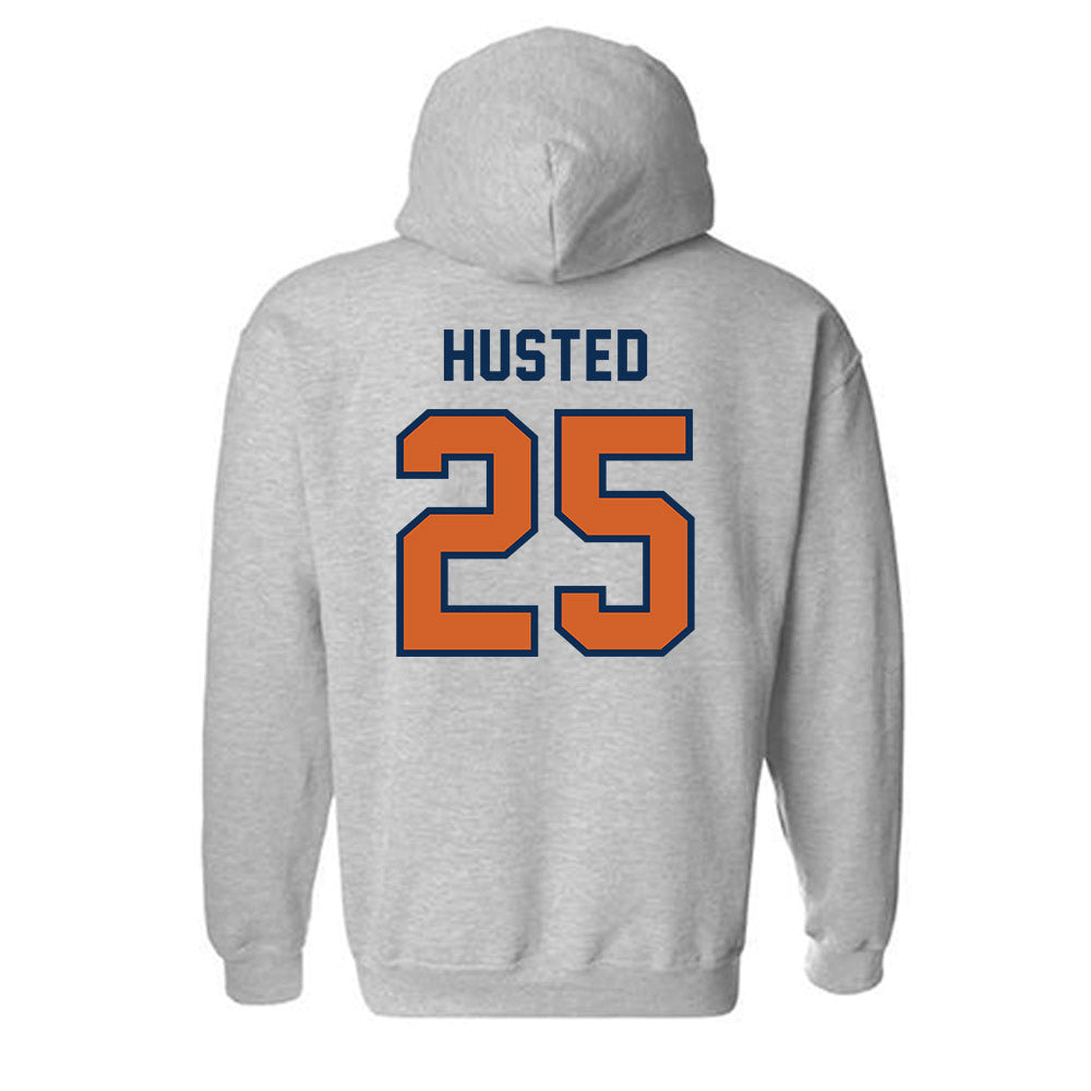 Wheaton IL - NCAA Baseball : Noah Husted - Classic Shersey Hooded Sweatshirt-1