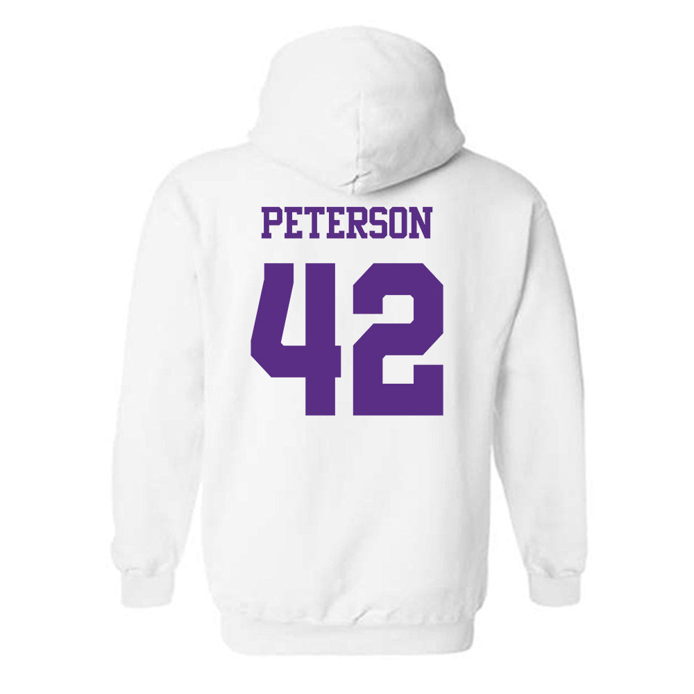 TCU - NCAA Football : Sebastian Peterson - Classic Shersey Hooded Sweatshirt-1