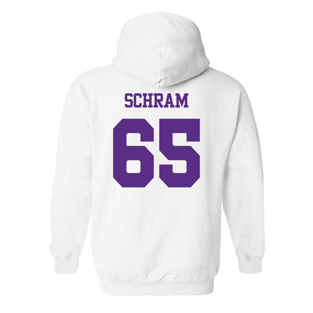 TCU - NCAA Football : Logan Schram - Classic Shersey Hooded Sweatshirt-1