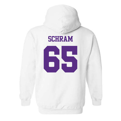 TCU - NCAA Football : Logan Schram - Classic Shersey Hooded Sweatshirt-1