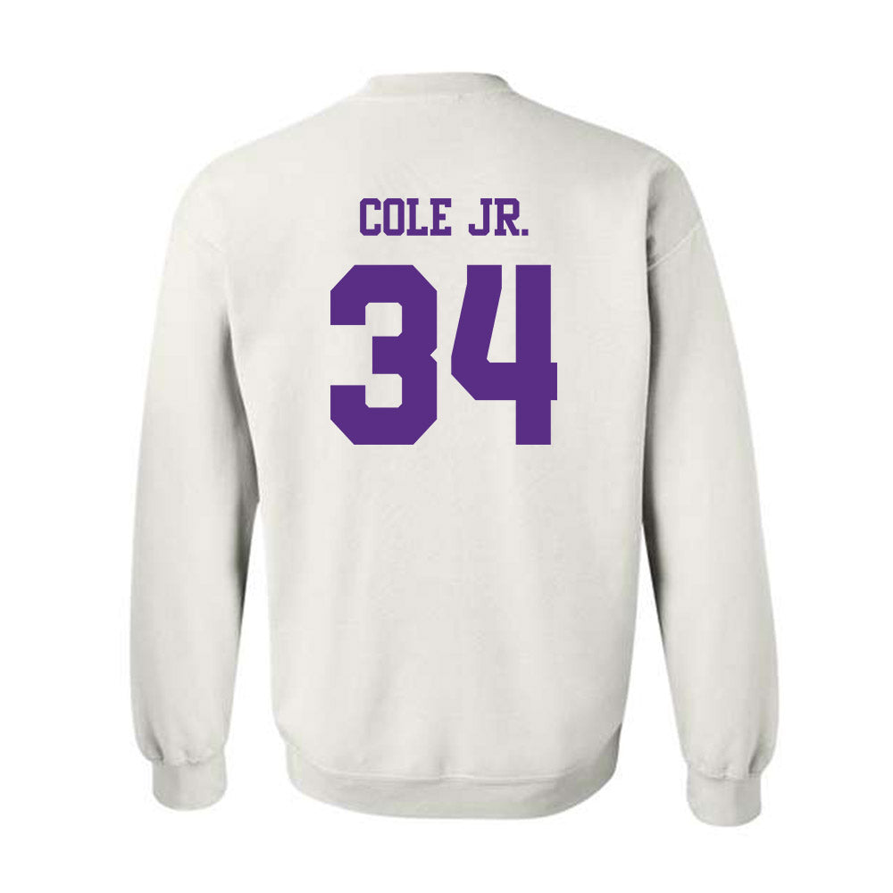 TCU - NCAA Football : Perry Cole Jr. - Classic Shersey Crewneck Sweatshirt-1