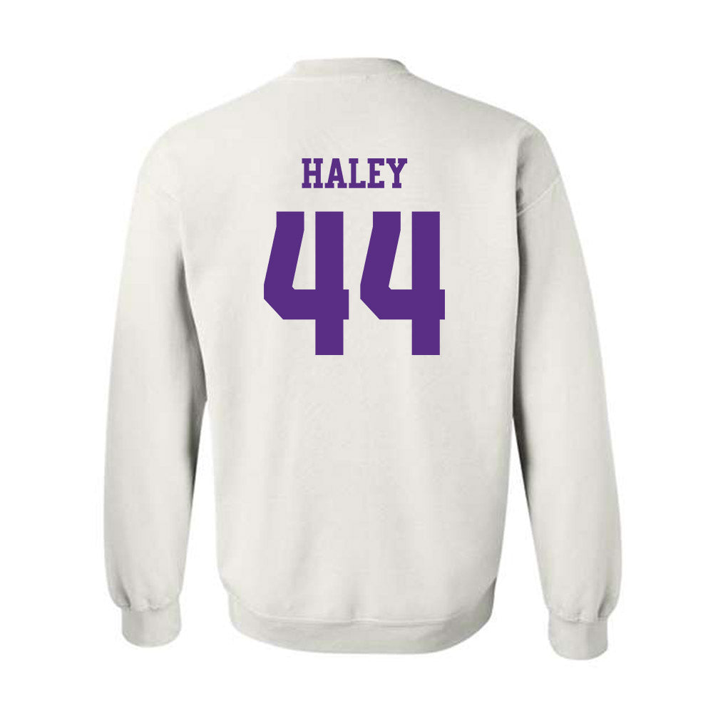 TCU - NCAA Football : Sam Haley - Classic Shersey Crewneck Sweatshirt-1