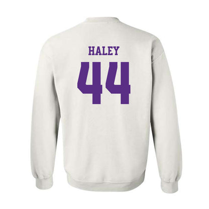 TCU - NCAA Football : Sam Haley - Classic Shersey Crewneck Sweatshirt-1