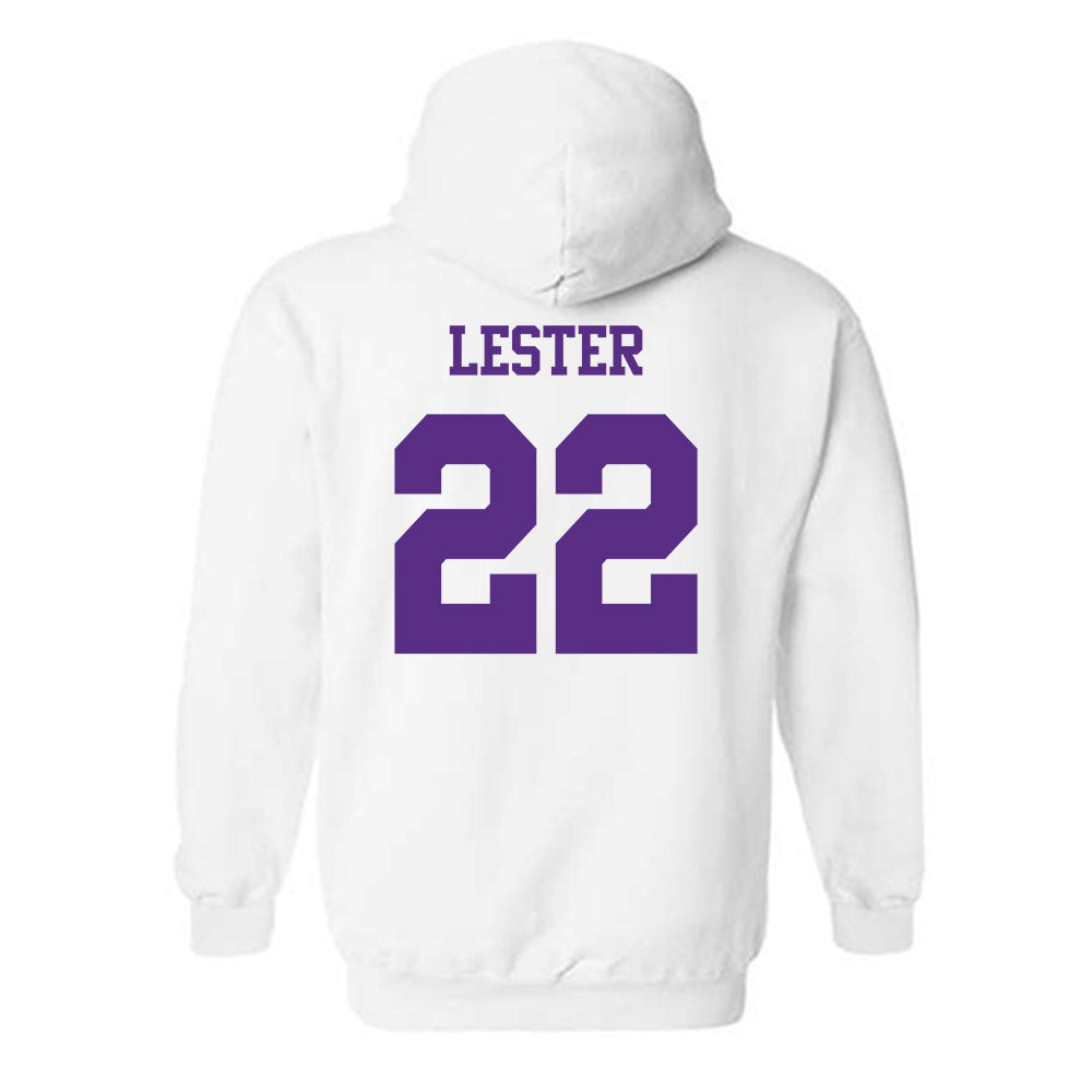 TCU - NCAA Football : Jordan Lester - Classic Shersey Hooded Sweatshirt-1