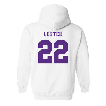 TCU - NCAA Football : Jordan Lester - Classic Shersey Hooded Sweatshirt-1