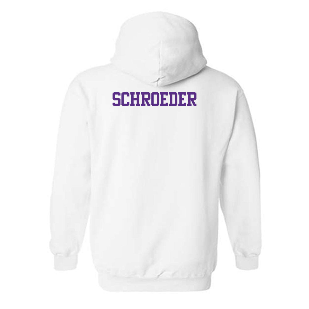 TCU - NCAA Baseball : Ben Schroeder - Classic Shersey Hooded Sweatshirt-1