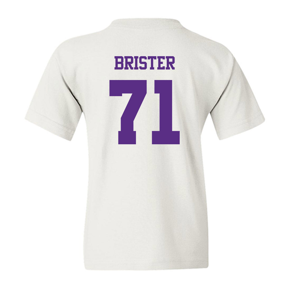 TCU - NCAA Football : Creece Brister - Classic Shersey Youth T-Shirt-1