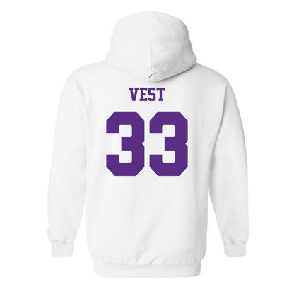 TCU - NCAA Women's Soccer : Grace Vest - Classic Shersey Hooded Sweatshirt-1