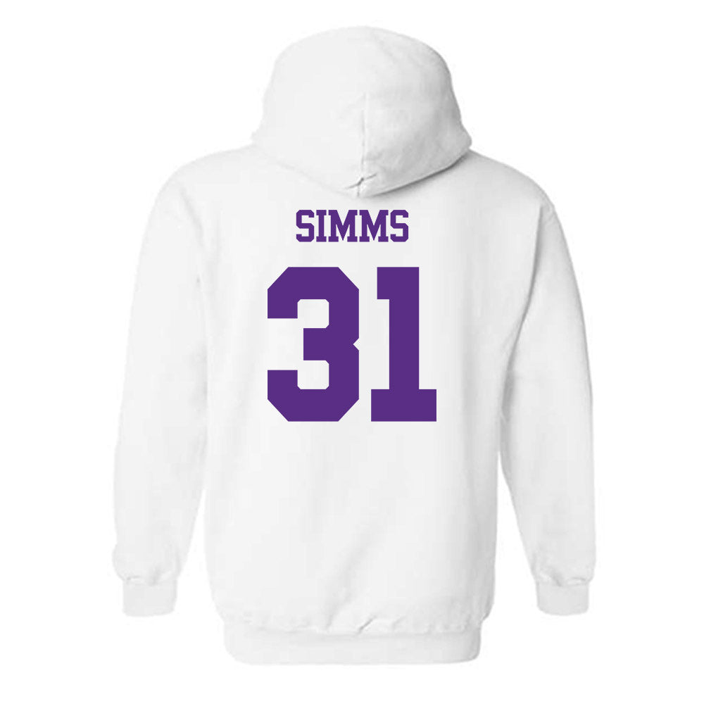 TCU - NCAA Football : Julius Simms - Classic Shersey Hooded Sweatshirt-1
