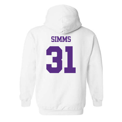 TCU - NCAA Football : Julius Simms - Classic Shersey Hooded Sweatshirt-1
