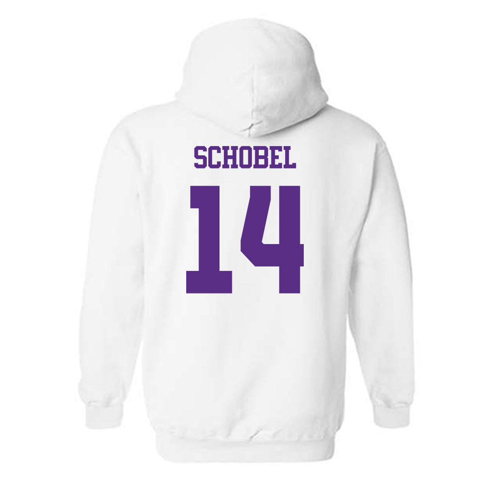 TCU - NCAA Football : John Schobel - Classic Shersey Hooded Sweatshirt-1