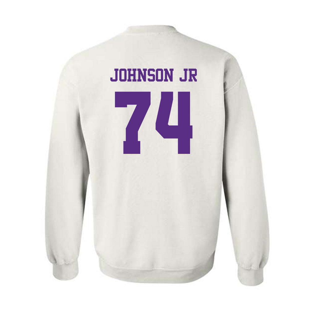 TCU - NCAA Football : Vincent Johnson Jr - Classic Shersey Crewneck Sweatshirt-1