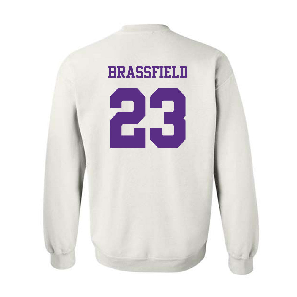 TCU - NCAA Baseball : Mason Brassfield - Classic Shersey Crewneck Sweatshirt-1