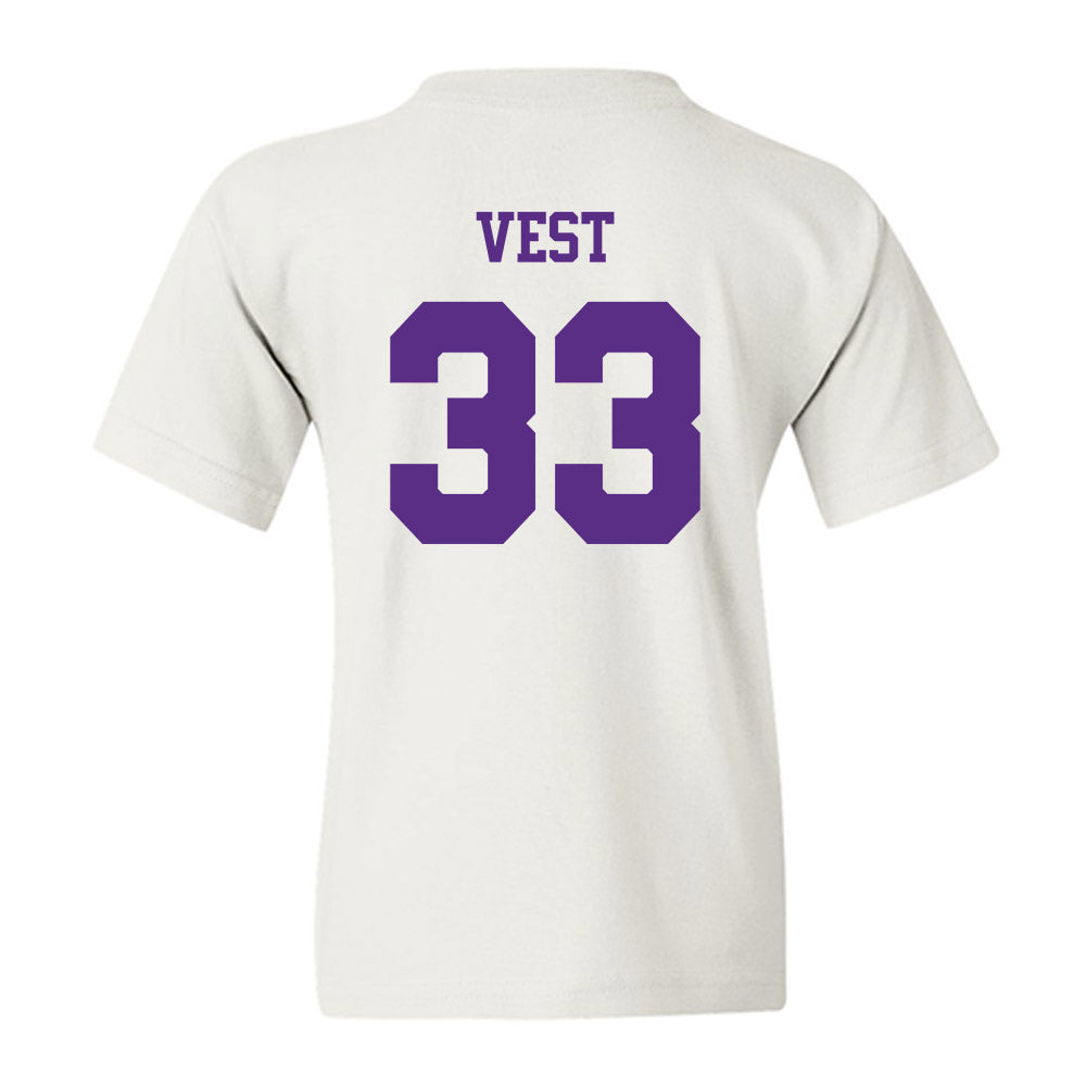 TCU - NCAA Women's Soccer : Grace Vest - Classic Shersey Youth T-Shirt-1