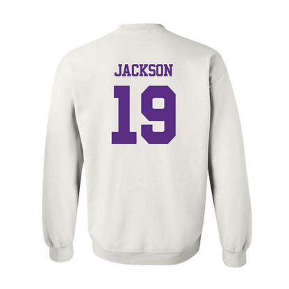 TCU - NCAA Football : Kylin Jackson - Classic Shersey Crewneck Sweatshirt-1