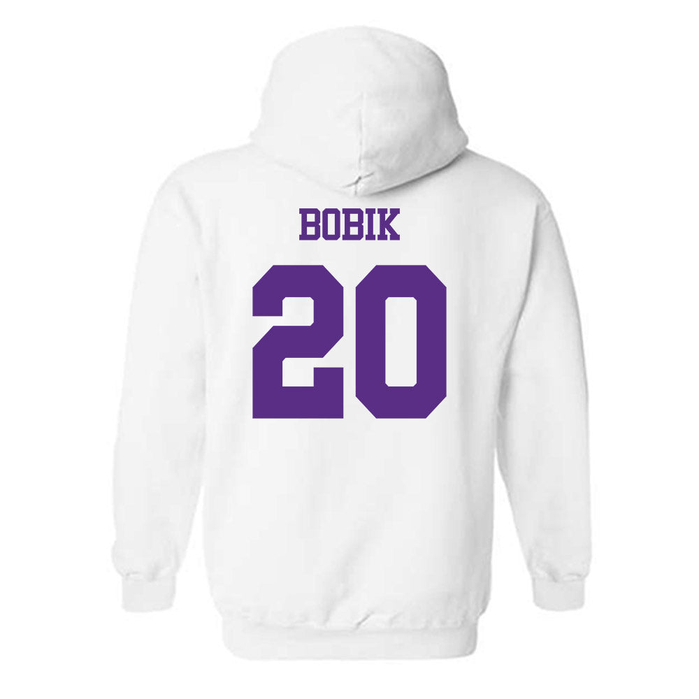 TCU - NCAA Women's Volleyball : Blaykli Bobik - Classic Shersey Hooded Sweatshirt-1
