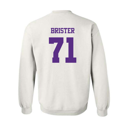 TCU - NCAA Football : Creece Brister - Classic Shersey Crewneck Sweatshirt-1