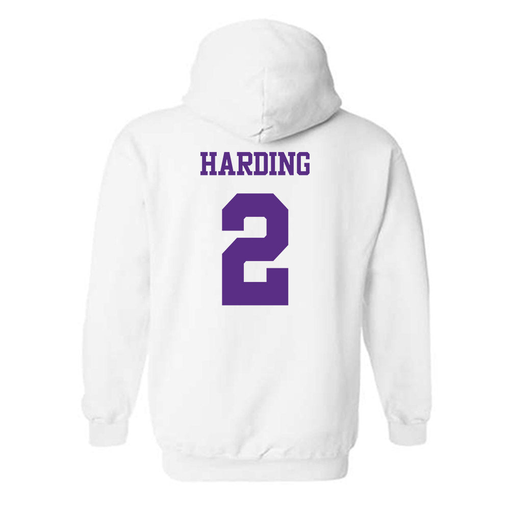 TCU - NCAA Men's Basketball : Brock Harding - Classic Shersey Hooded Sweatshirt-1