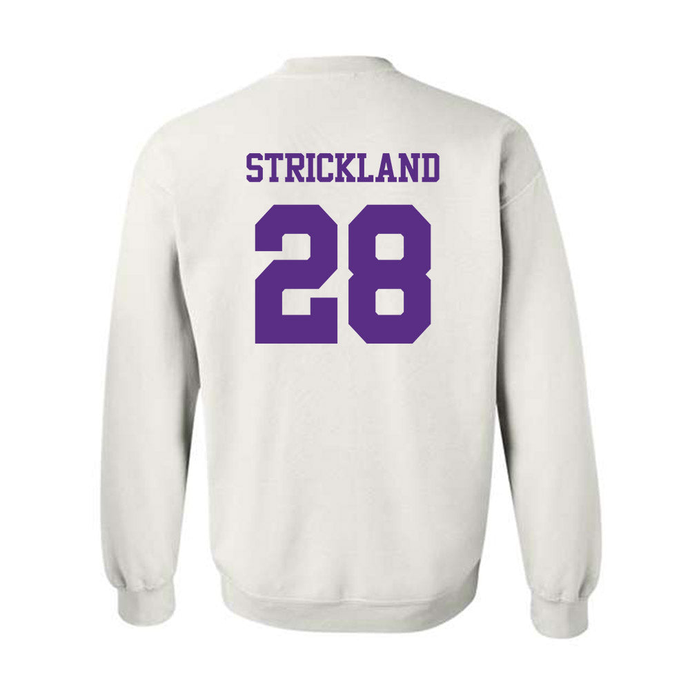 TCU - NCAA Football : Micah Strickland - Classic Shersey Crewneck Sweatshirt-1