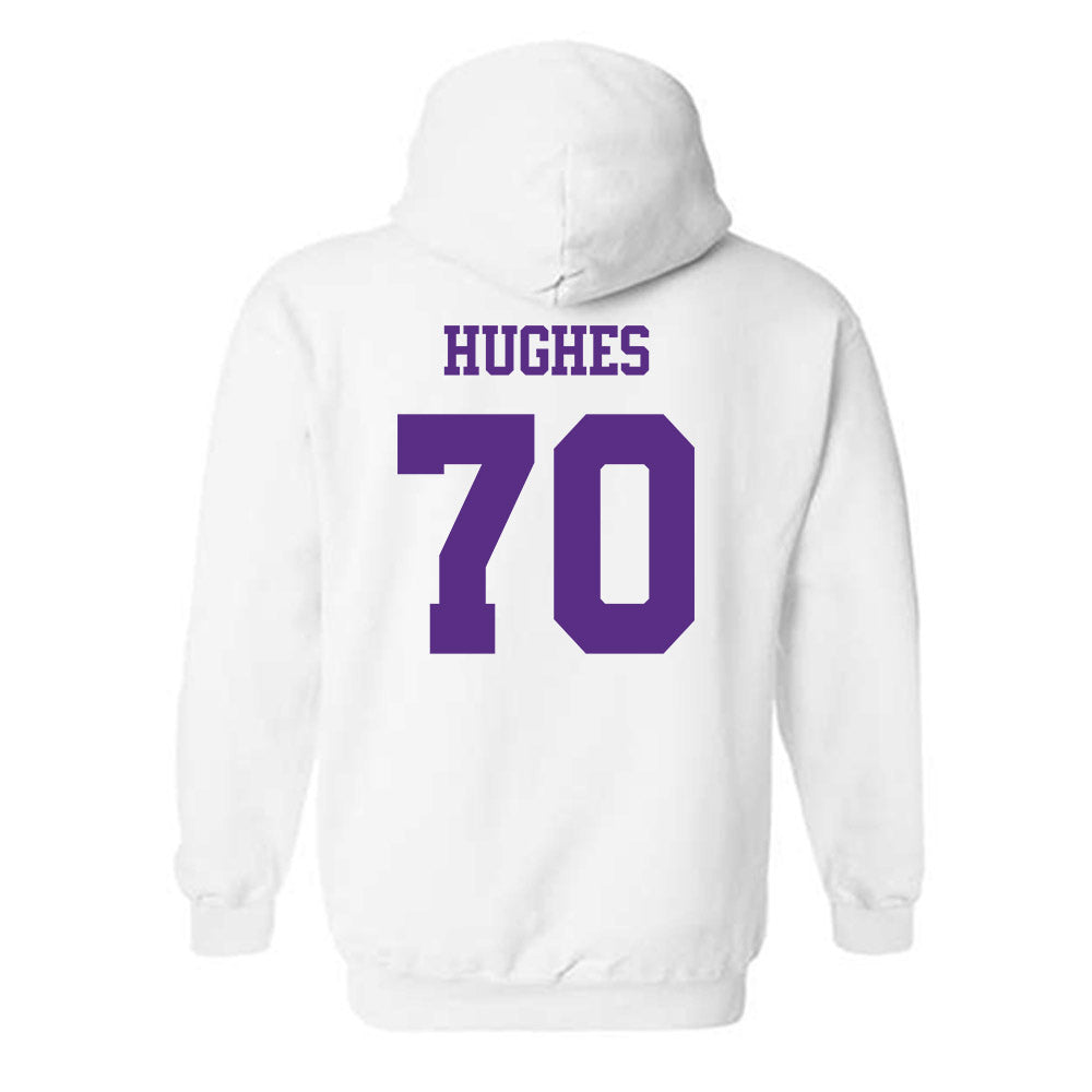 TCU - NCAA Football : Ryan Hughes - Classic Shersey Hooded Sweatshirt-1