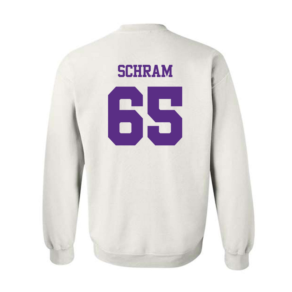 TCU - NCAA Football : Logan Schram - Classic Shersey Crewneck Sweatshirt-1