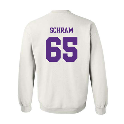 TCU - NCAA Football : Logan Schram - Classic Shersey Crewneck Sweatshirt-1