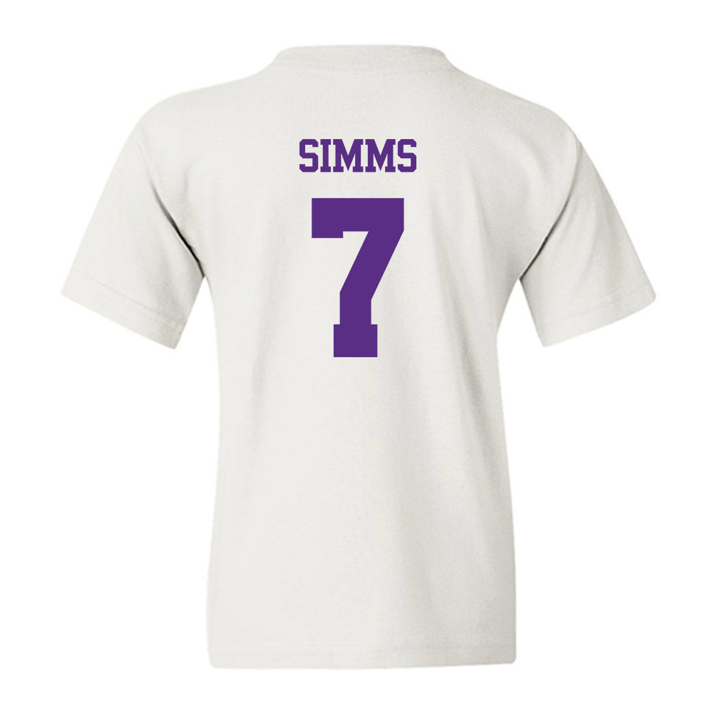 TCU - NCAA Football : Julius Simms - Classic Shersey Youth T-Shirt-1