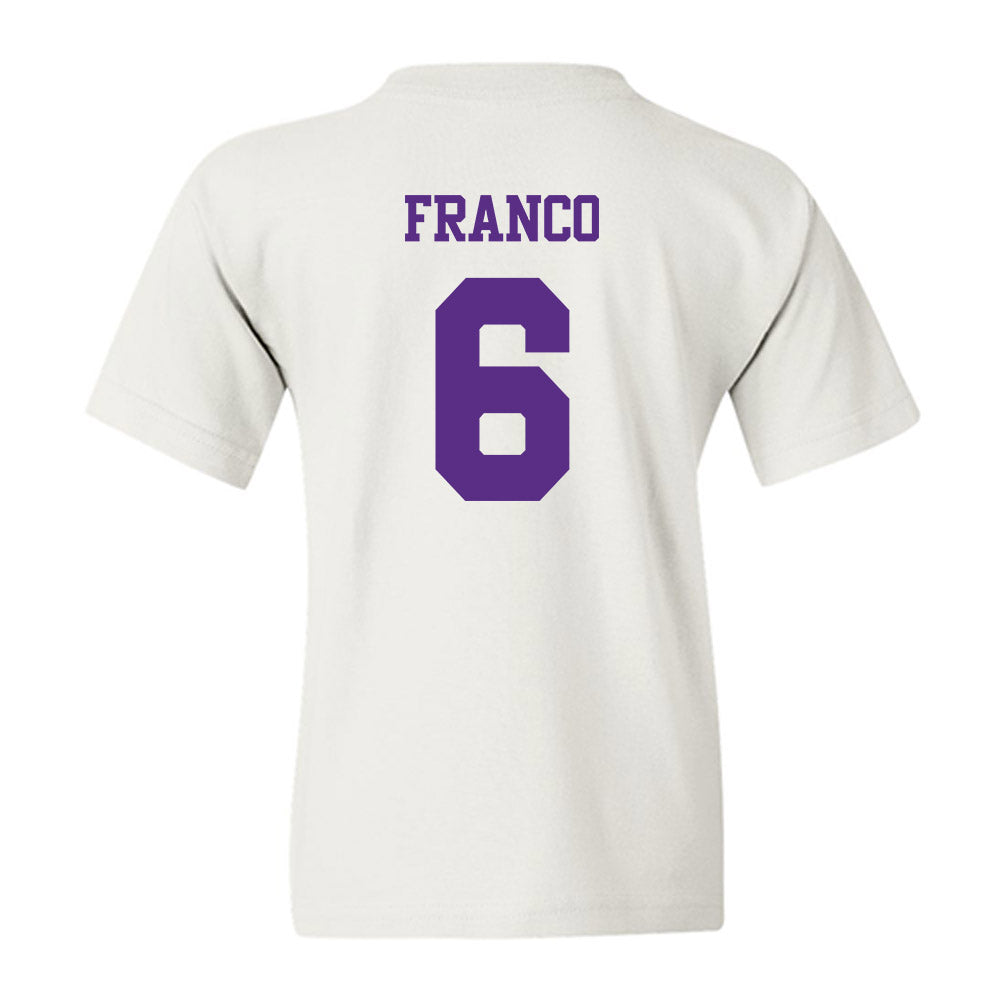 TCU - NCAA Baseball : Noah Franco - Classic Shersey Youth T-Shirt-1
