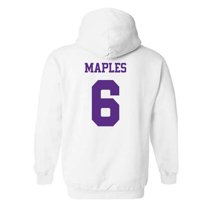 TCU - NCAA Football : Jayden Maples - Classic Shersey Hooded Sweatshirt-1