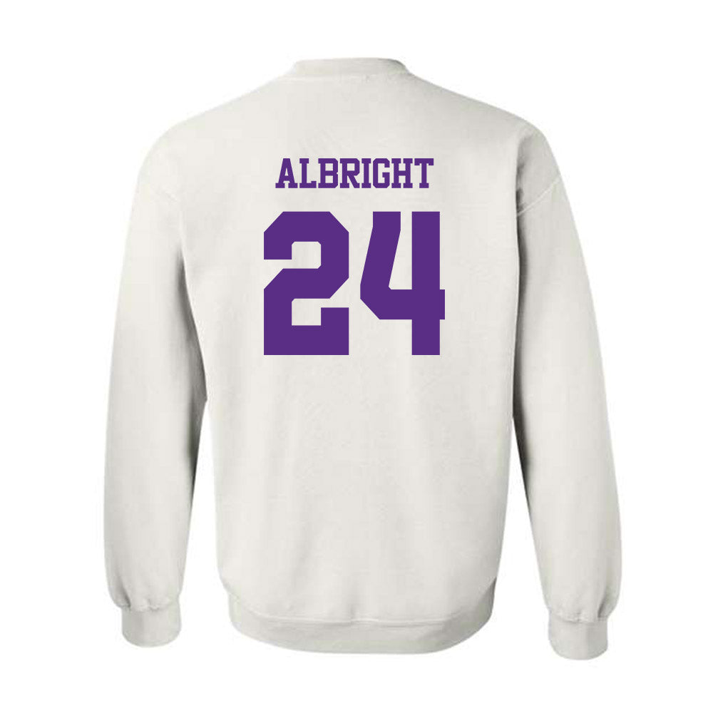 TCU - NCAA Football : Joseph Albright - Classic Shersey Crewneck Sweatshirt-1