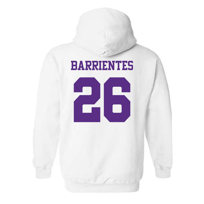 TCU - NCAA Baseball : Aiden Barrientes - Classic Shersey Hooded Sweatshirt-1