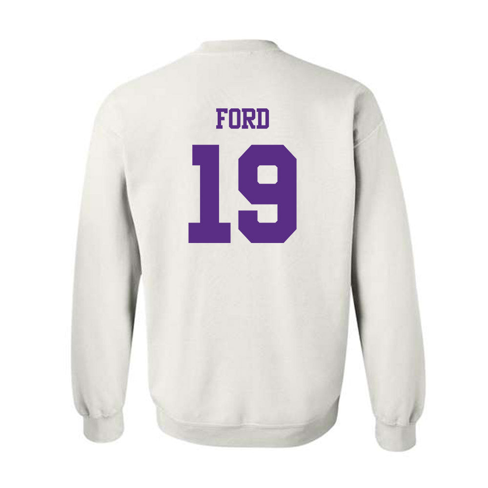 TCU - NCAA Football : Jesse Ford - Classic Shersey Crewneck Sweatshirt-1