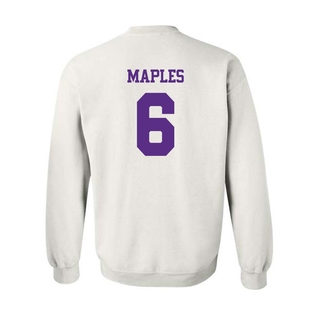 TCU - NCAA Football : Jayden Maples - Classic Shersey Crewneck Sweatshirt-1