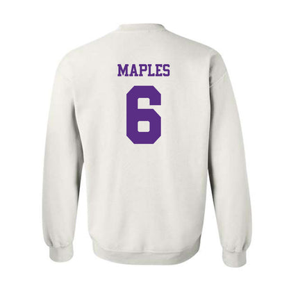 TCU - NCAA Football : Jayden Maples - Classic Shersey Crewneck Sweatshirt-1