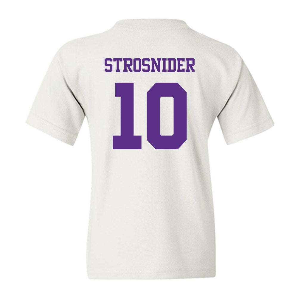 TCU - NCAA Baseball : Sawyer Strosnider - Classic Shersey Youth T-Shirt-1