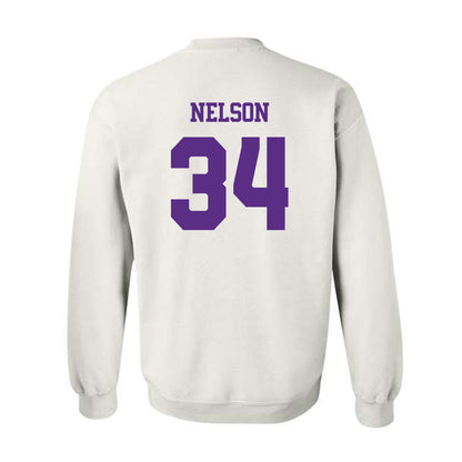TCU - NCAA Baseball : Cade Nelson - Classic Shersey Crewneck Sweatshirt-1