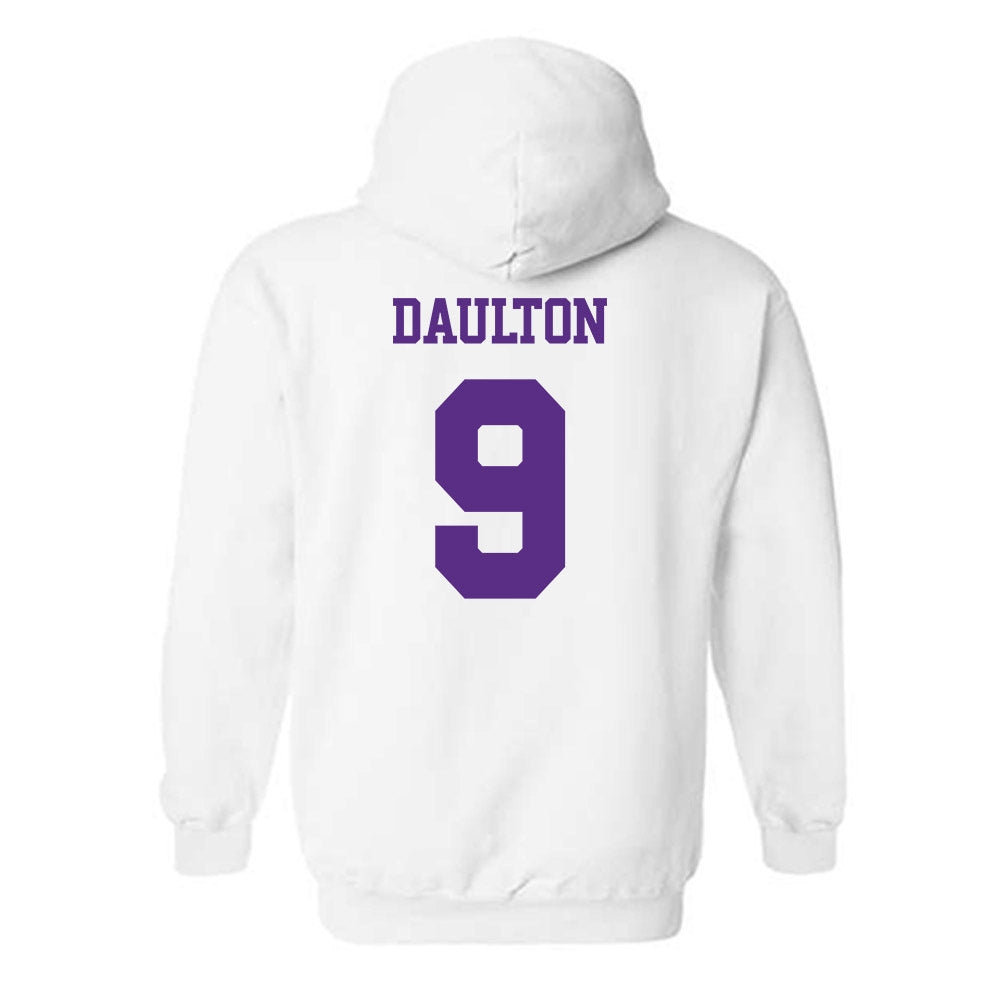 TCU - NCAA Football : Jack Daulton - Classic Shersey Hooded Sweatshirt-1