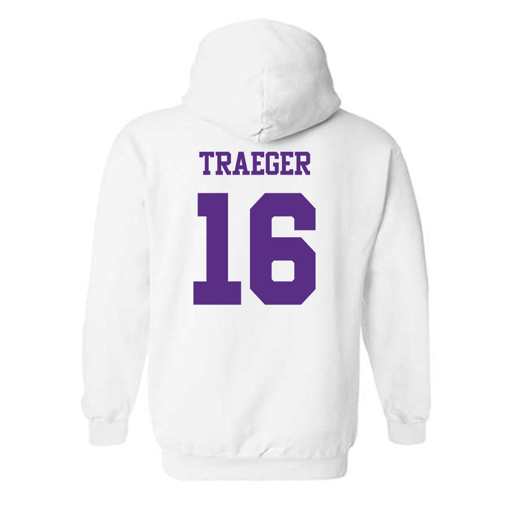 TCU - NCAA Baseball : Nolan Traeger - Classic Shersey Hooded Sweatshirt-1