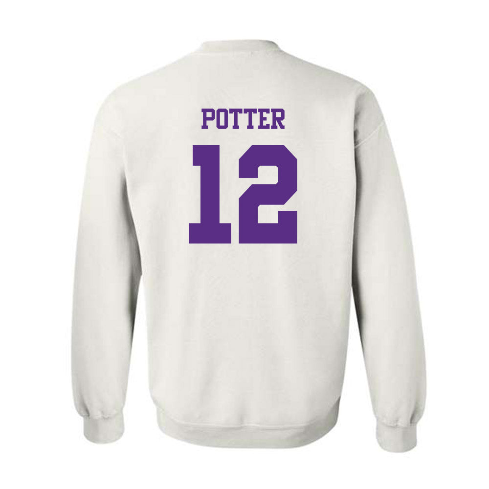TCU - NCAA Football : David Potter - Classic Shersey Crewneck Sweatshirt-1