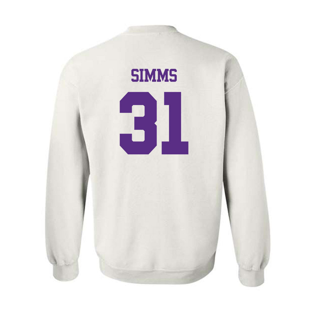 TCU - NCAA Football : Julius Simms - Classic Shersey Crewneck Sweatshirt-1