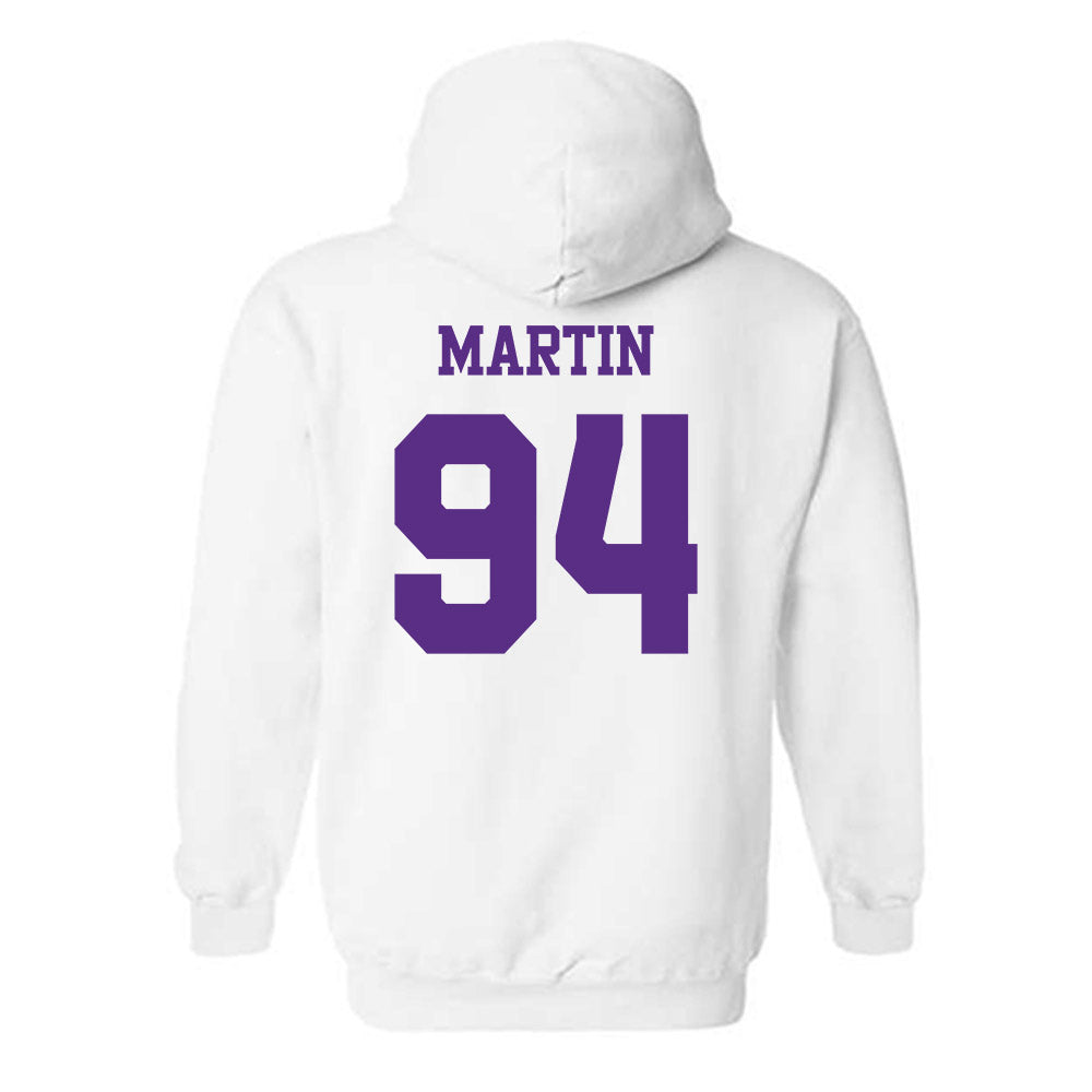TCU - NCAA Football : Jared Martin - Classic Shersey Hooded Sweatshirt-1