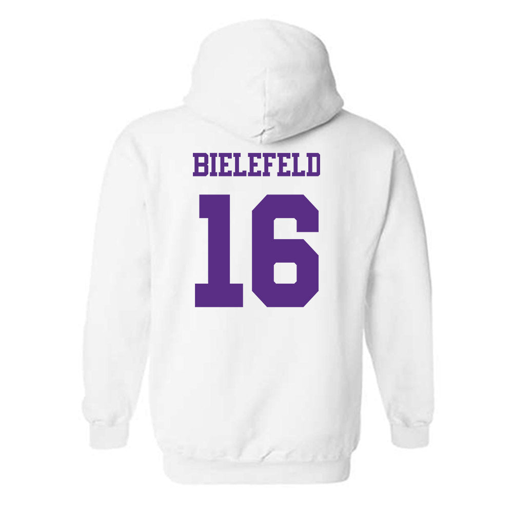 TCU - NCAA Women's Basketball : Clara Bielefeld - Classic Shersey Hooded Sweatshirt-1