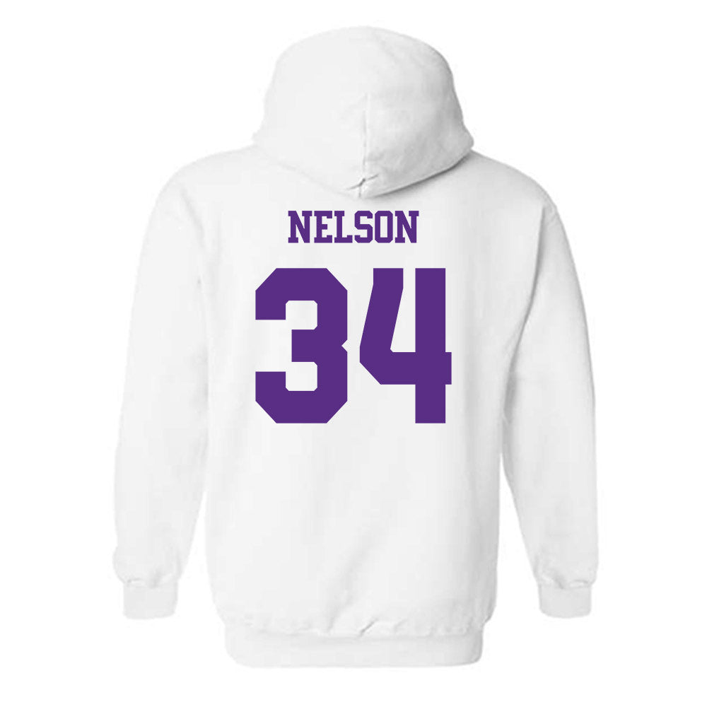TCU - NCAA Baseball : Cade Nelson - Classic Shersey Hooded Sweatshirt-1