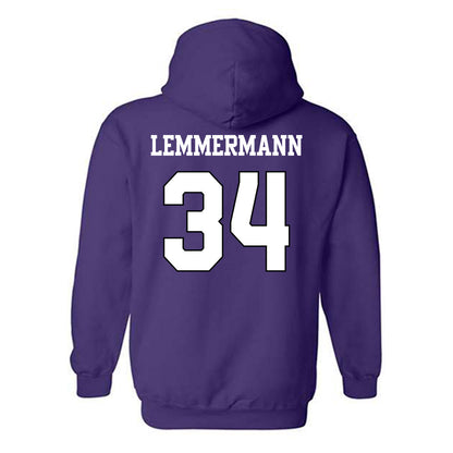 TCU - NCAA Football : Kyle Lemmermann - Classic Shersey Hooded Sweatshirt-1