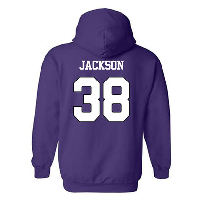 TCU - NCAA Football : gil jackson - Classic Shersey Hooded Sweatshirt-1