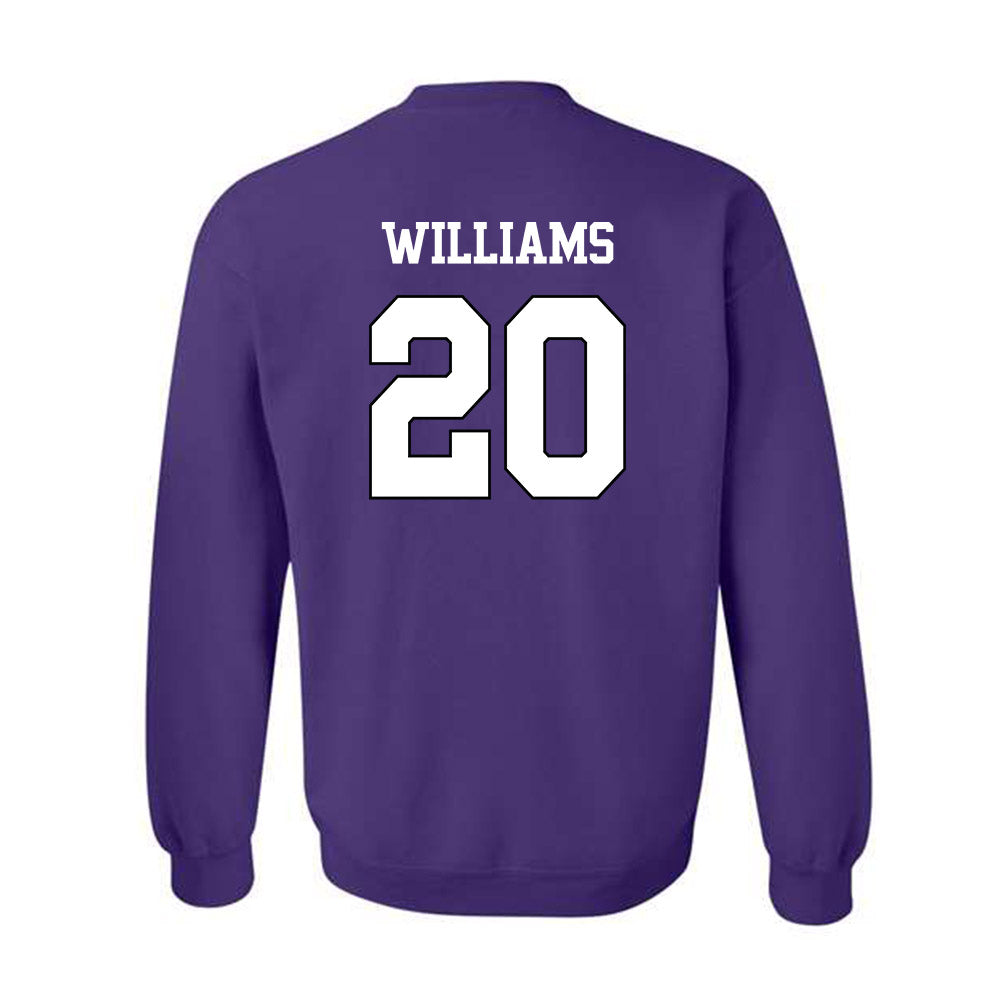 TCU - NCAA Football : Anthony Williams - Classic Shersey Crewneck Sweatshirt-1
