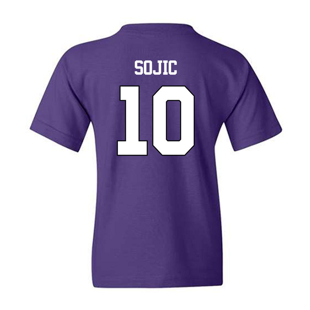 TCU - NCAA Men's Basketball : Milos Sojic - Classic Shersey Youth T-Shirt-1