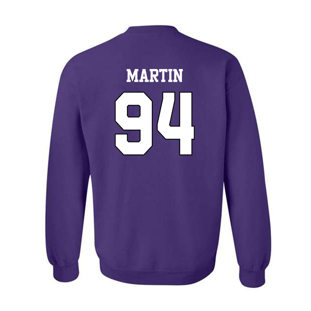 TCU - NCAA Football : Jared Martin - Classic Shersey Crewneck Sweatshirt-1