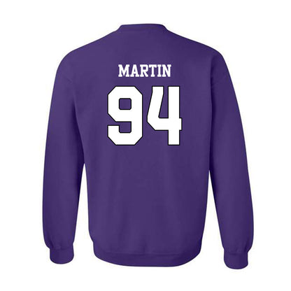 TCU - NCAA Football : Jared Martin - Classic Shersey Crewneck Sweatshirt-1