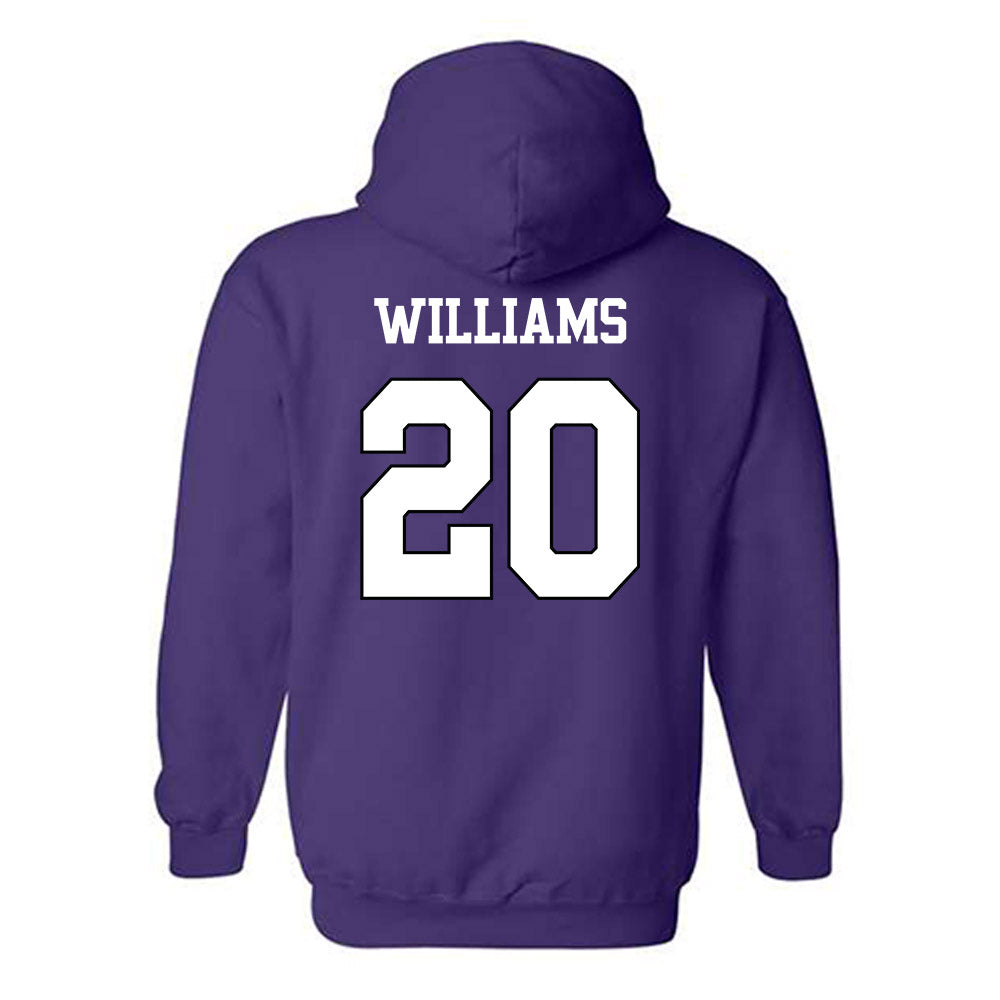 TCU - NCAA Football : Anthony Williams - Classic Shersey Hooded Sweatshirt-1